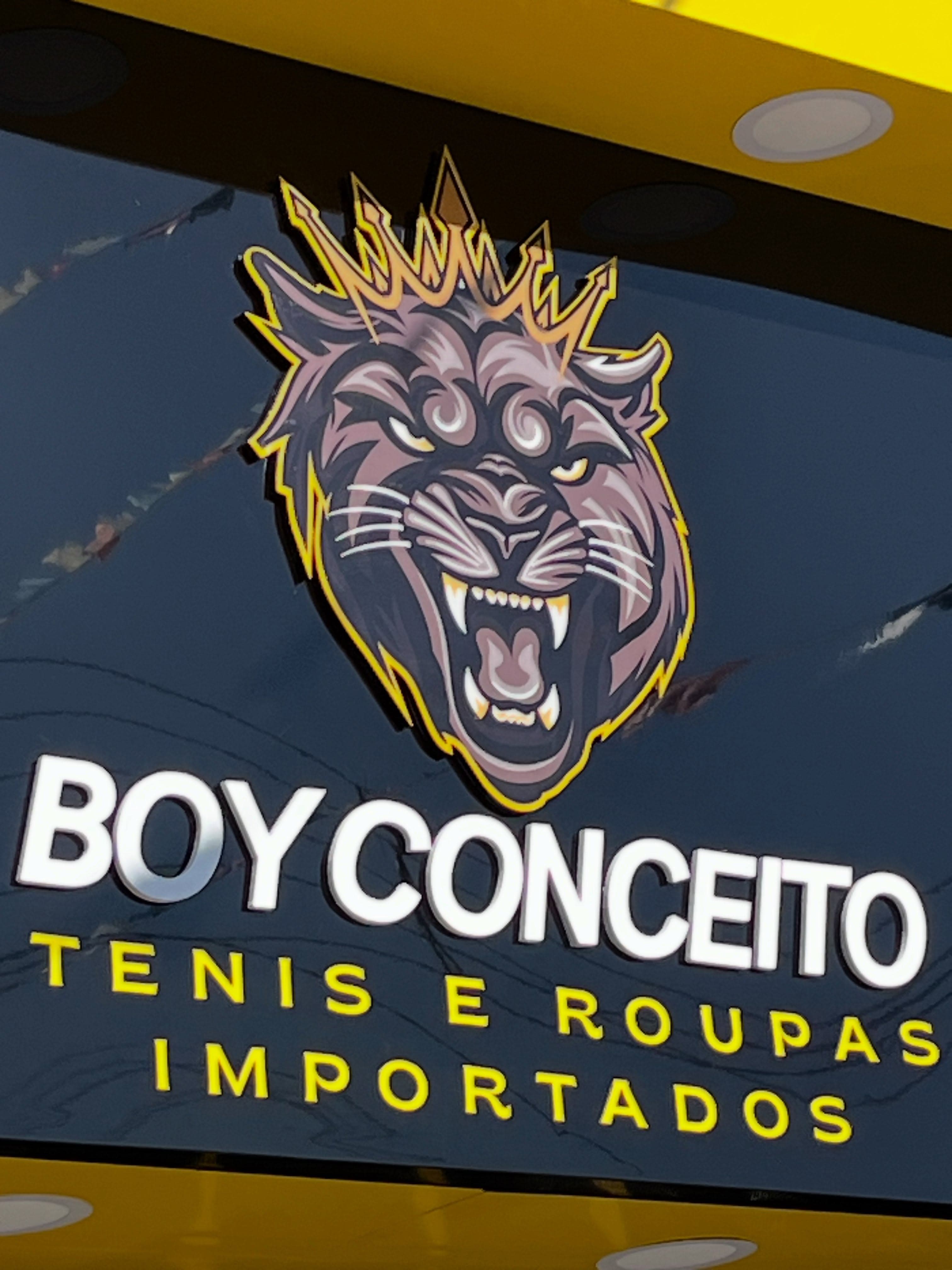 Boy Conceito — detalhes, projeto realizado pela Lelo Comunicação Visual